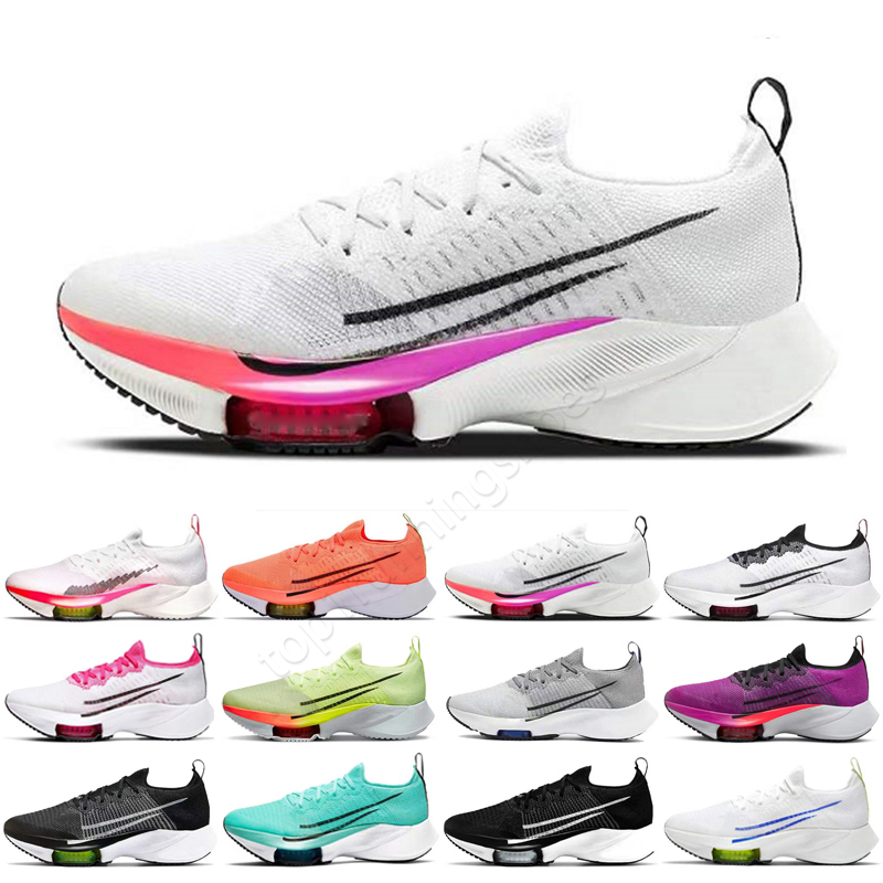 

Running Shoes Runners Tempo Fly Knit Hyper Violet Crimson Neon Rainbow Bright Mango Watermelon Light Weight New Zoomx Vaporfly Next% 2 Mens Womens 36-46, Color 4