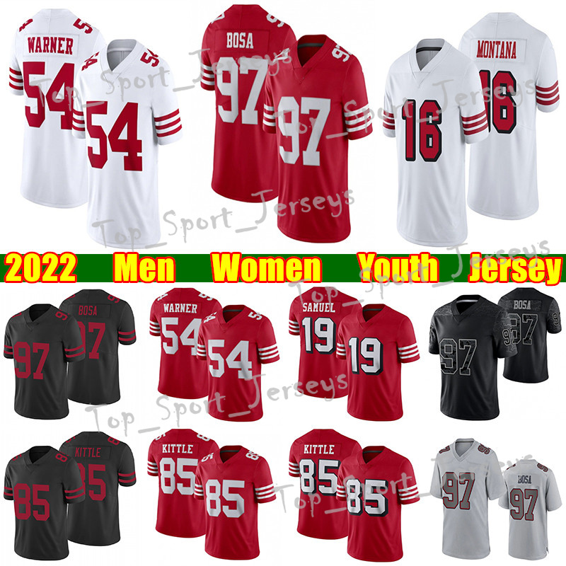 

85 George Kittle Football Jersey Fred Warner Nick Bosa Trey Lance Deebo Samuel Brandon Aiyuk Jimmy Garoppolo Kyle Juszczyk Trent Williams Dee Ford jerseys, New army green men