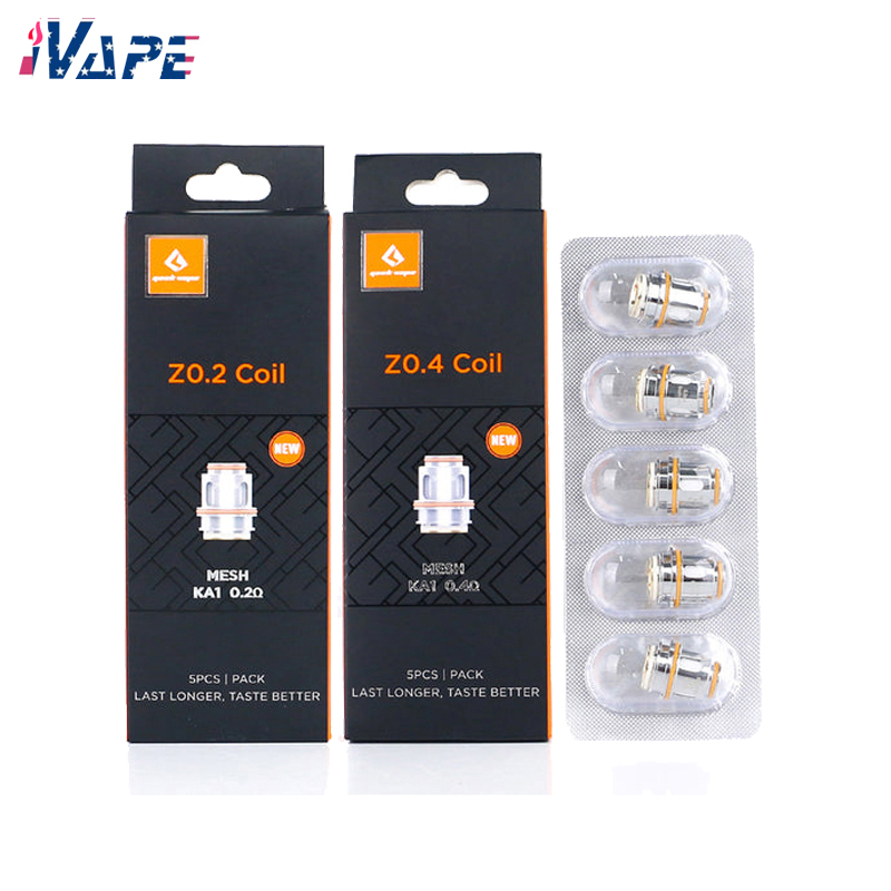 

Original GEEKVAPE Z Series Coils Heads Z0.2 .4 .25 .15 SS316L XM Zeus Sub-ohm Mesh Replacement Coil for L200 Obelisk 120FC Aegis X T200 Kit P Tank