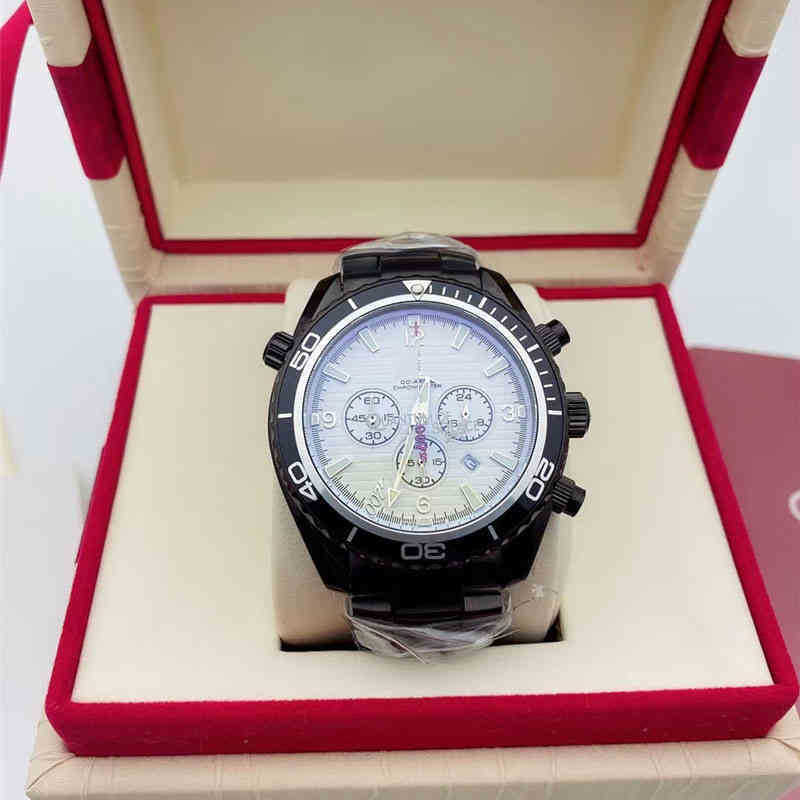 

Watcehes510 Chronograph AAAAA Mens Watch Full Stainless Steel Sapphire Super Luminous Watches 3atm Waterproof Fashion Wristwatches Montre De Luxe by DV1I, Color4