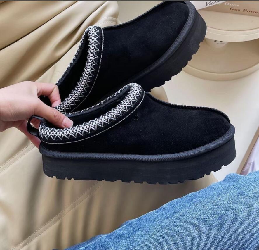 

Women Designer Boots Tazz Slippers Fur Slides Australia Classic Ultra Mini Platform Boot Tasman Slip-on Les Petites Suede Wool Blend Comfort Winter Booties, Shipping