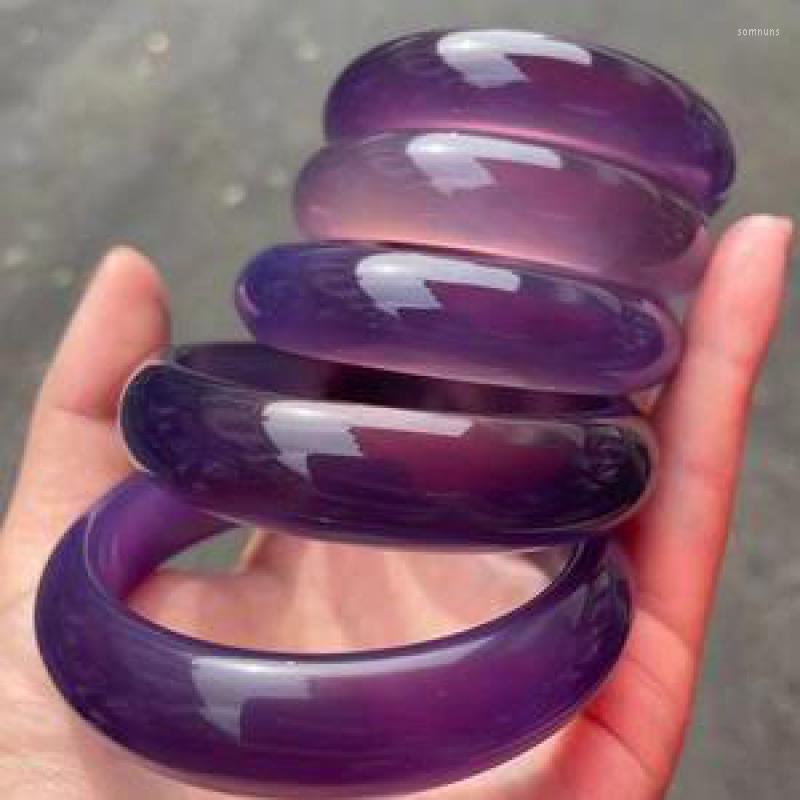 

Bangle Certified Jade Bangles Purple Grade A Jadeite Myanmar Jades Stone Bracelet Women Fine Jewelry For Girlfriend Mom Gifts