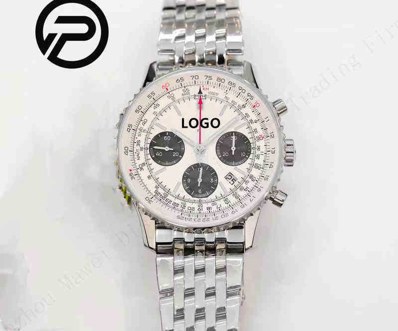 

7750 Chronograph AAAAA Luxury Diving Aviation Brand Watch 43mm Gf Movement Factory V2 B01 Upgraded Version P9RW