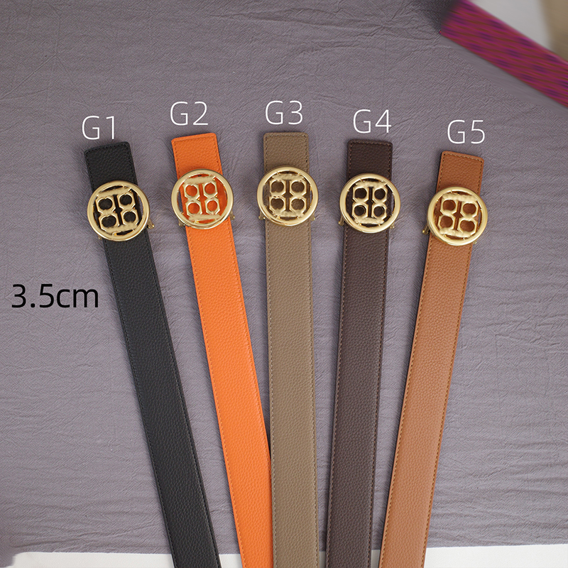 

Womens Designer Belts Genuine Leather Gold Copper Buckle Mens Waistband Luxury Brand Belt For Women Girdle Men Designers Belts Top Ceinture, Multi