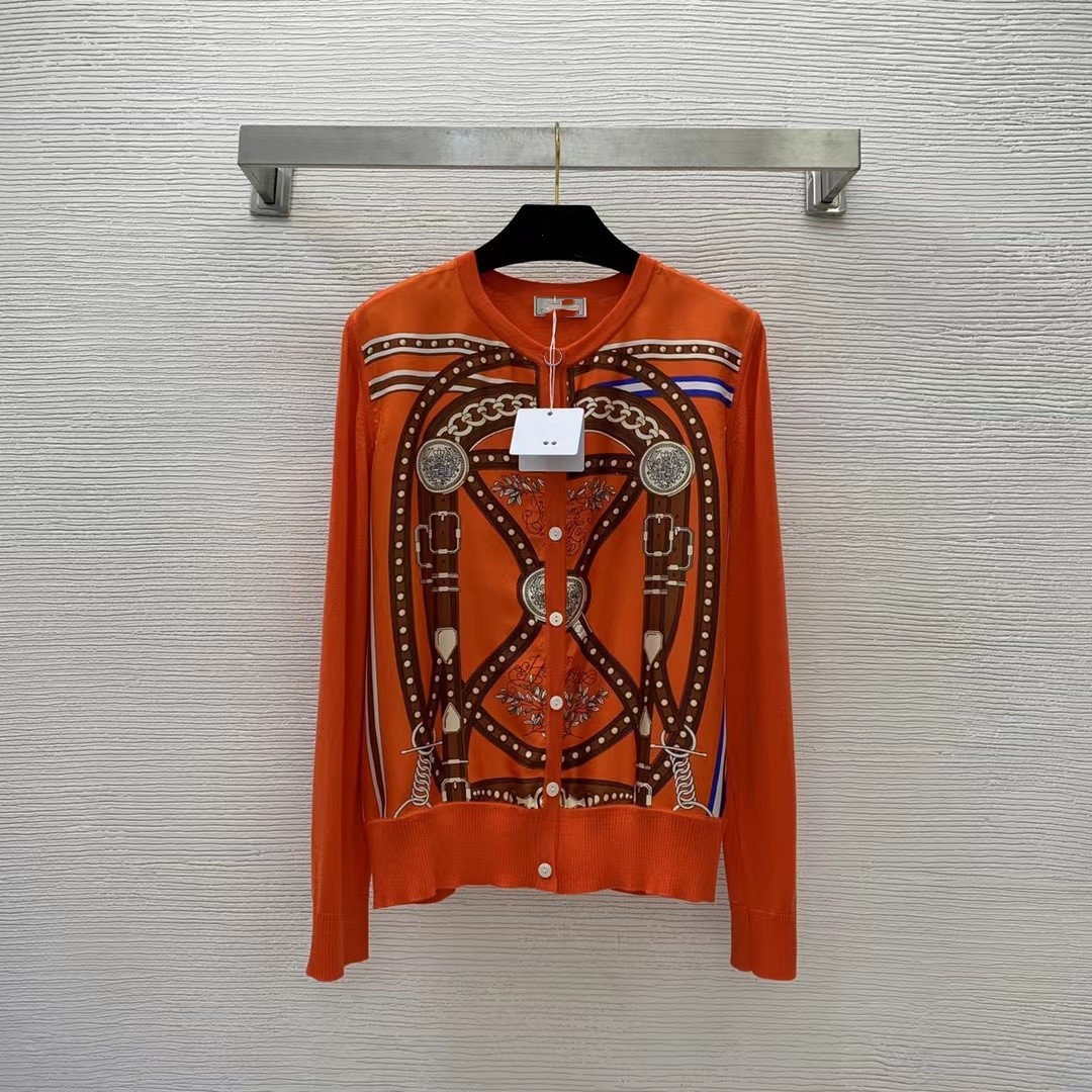 

2023 New Spring Milan Runway Sweaters O Neck Long Sleeve Women' Sweater High End Jacquard Cardigan Designer Clothing 1125-5, Green