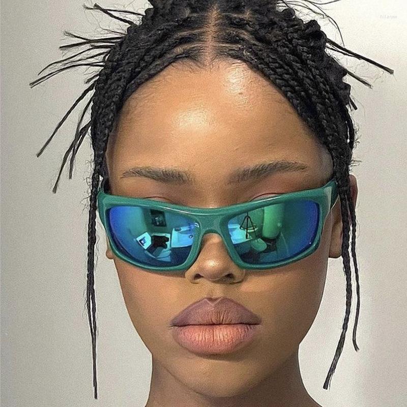 

Sunglasses Y2k Punk Women 2023 Fashion Goggle Sun Glasses Brand Designer Rectangle Shades Driving Eyewear Men Oculos