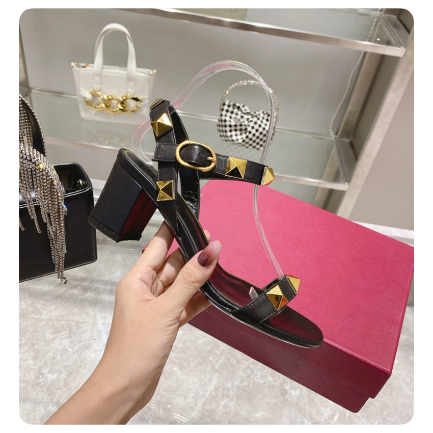 

valentinoes shoe Sandals High Heels Fashion Valentinoity Women Summer Sexy Square Toe Beach Party Cross Lace up Casual Slippers 02-022