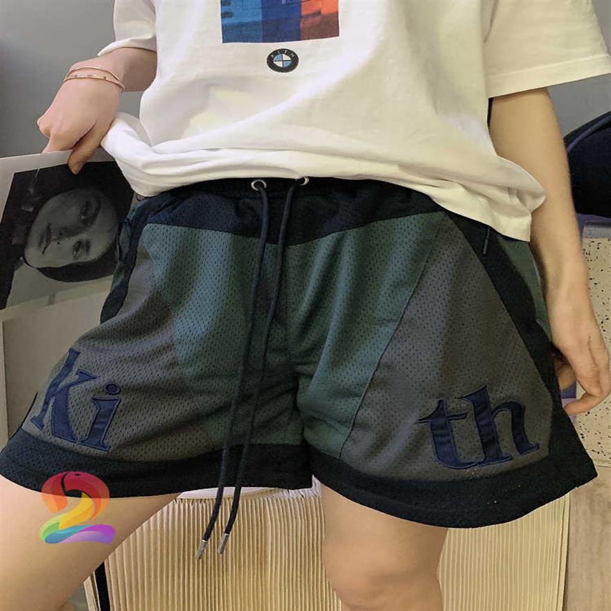 

Summer KITH Multi-color Stitching Design Shorts High Quality Breathable Mesh Basketball Running Pants Kith Casual Sports Shorts X0265o, 010
