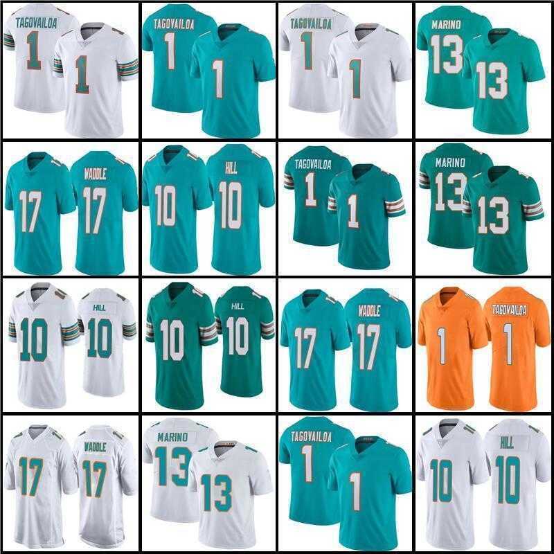 

Jersey 10 Tyreek Hill 1 Tua Tagovailoa Football''Nfl''Jersey 17 Jaylen Waddle 13 Dan Marino Xavien Howard Jaelan Phillips Mike Gesicki Jerome Baker Will, As