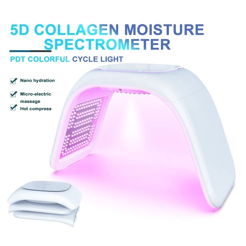LED Light Therapy Mask for Face with 6 Colours, Anti-Ageing, Acne Treatment & Skin Rejuvenation, Reduces Wrinkles & Promotes Collagen