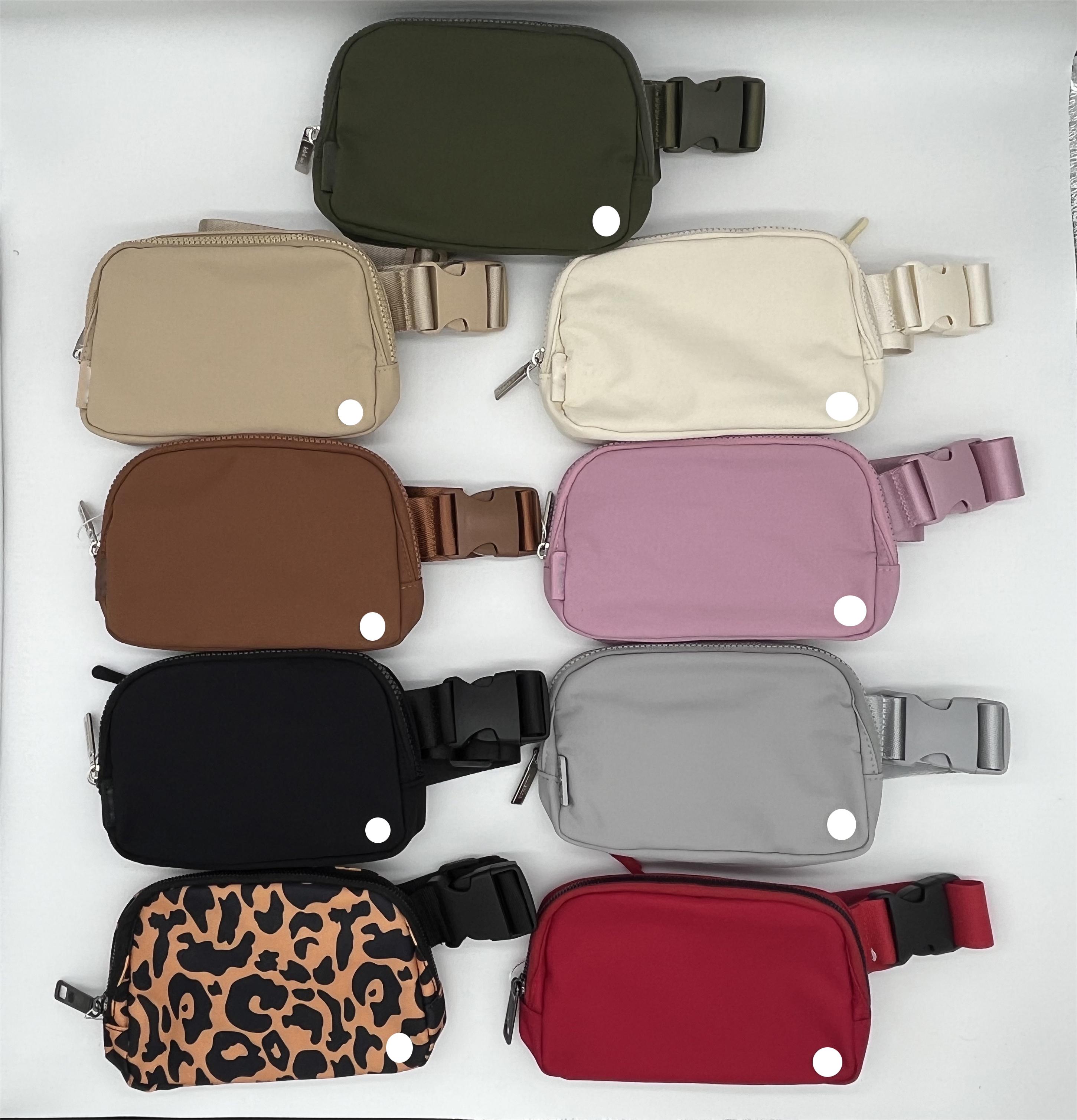 

New lu everywhere belt bag official models ladies sports waist bag outdoor messenger chest 1L Capacity