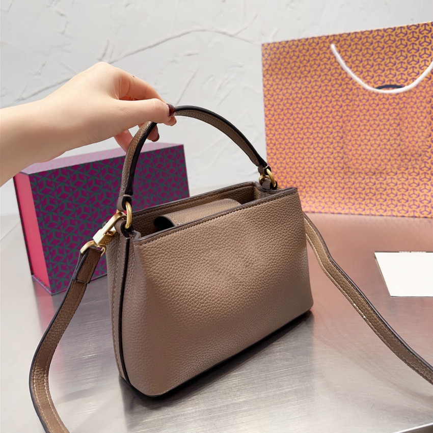 

Fashion Brand Women Handbags Designer Shoulder Bag Genuine Leather Crossbody Bucket Purses Ladies Small Totes with Gold Letter, Price difference