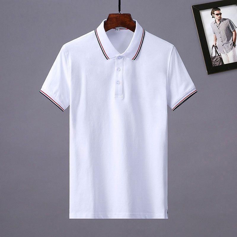 

Men's Polos Summer Men's Polo Shirt Trapstar Street Printing Casual High Cotton Short Sleeves Tops