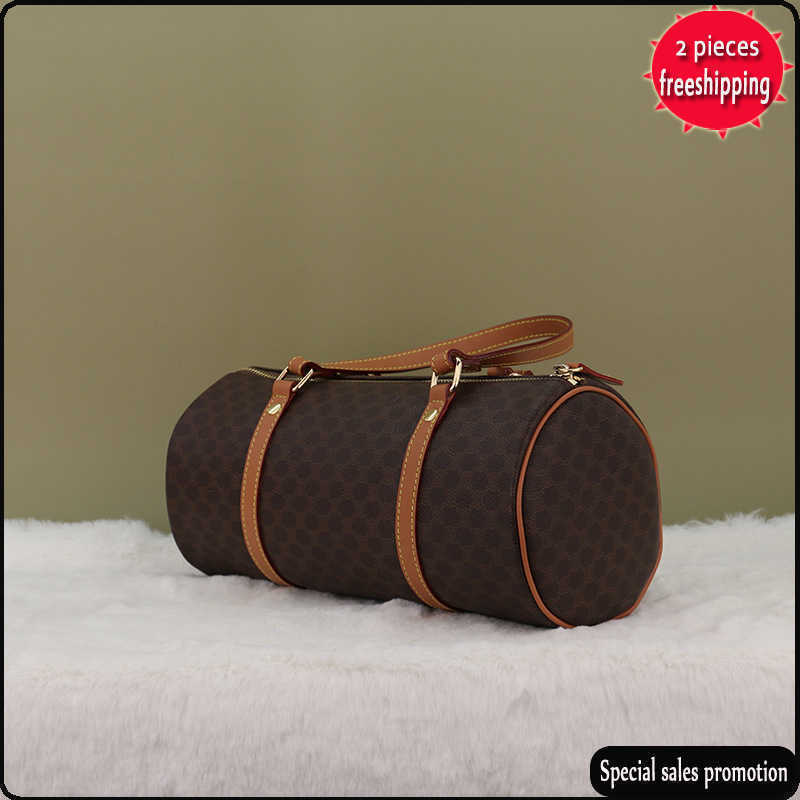 

Factory Direct Sales 50% Off Designer Bags Portable Women's Bag Seri Environment friendly Cream Cowhide grain Cowhide evening clutches luxury handbags, Brown