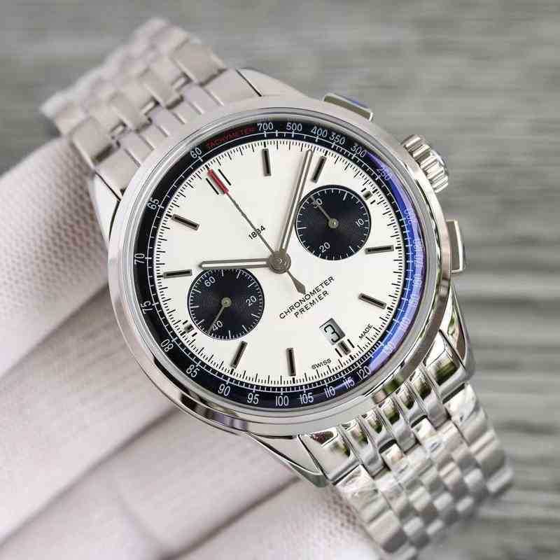 

Straight Luxury Avenger designer Watch watches Automatic Chronograph Centennial Puya Full Series Mechanical B01 Hair Multifunctional Chrono, White