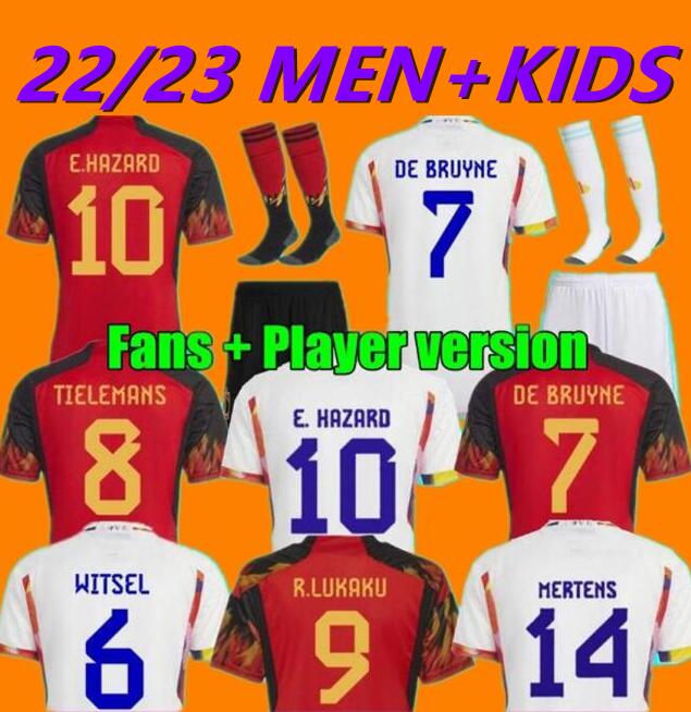 

2022 MERTENS LUKAKU Soccer Jerseys  23 DE KETELAERE hazard OPENDA TIELEMANS DOKU De Bruyne Football Shirt beLGiUMs CARRASCO WITSEL ONANA women men kids Kit uniform, 22/23