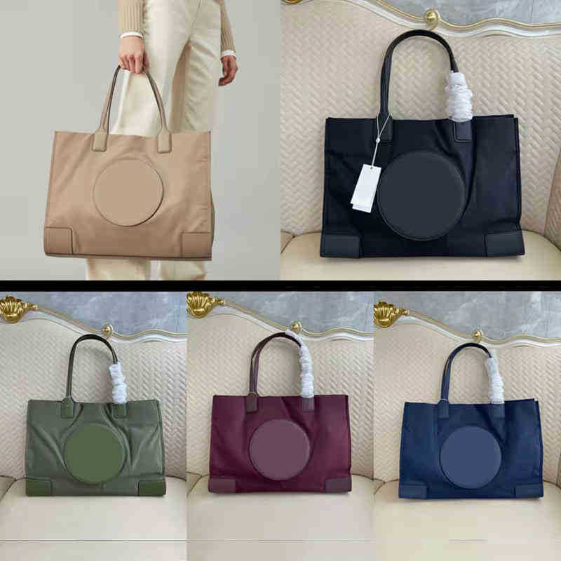 

Fashion Evening Bags 2 Sizes Totes Tb the Tote Bag Womens Designer Bag Nylon Purse Handbag Classic Solid Color Large Volume Wallet Shopper Shoulder Bags Luggage, Black--style 2