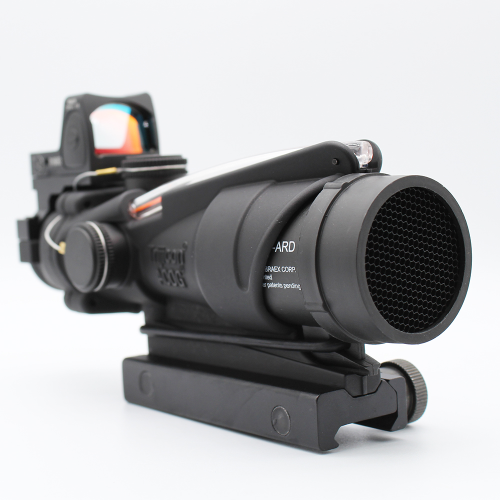 

Trijicon ACOG 4x32 Fiber Illuminated Red Chevron Scope with Embossed Killflash hunting riflescope