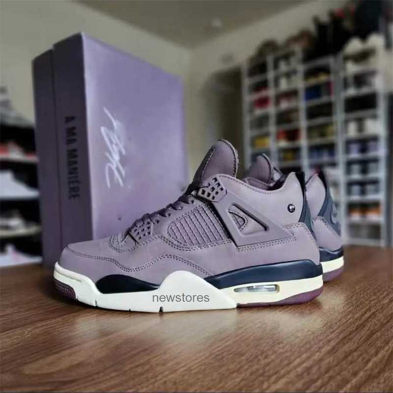 

AMA x Air Violet Ore 4 Basketball Shoes Authentic Retro DV6773-220 4s Sports Sneakers Outdoor for Mens With Original, Dz5485-612