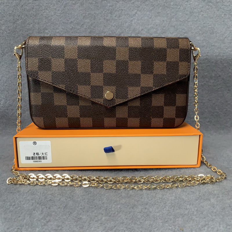 

Fashion Topo Quality new Leather Patchwork Messenger Bag Women Female Chain Strap Shoulder Bag Ladies Flap Bags Purse With Box dust bagsa handbags Brown flower, Multi-color