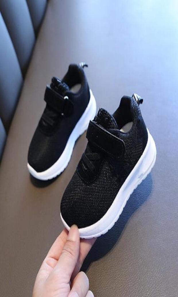 

Children039s Mesh Shoes 2022 Autumn New Boys039 Sneakers Girls039 Breathable Running Shoes Fashion Casual Nonslip Baby P, Black