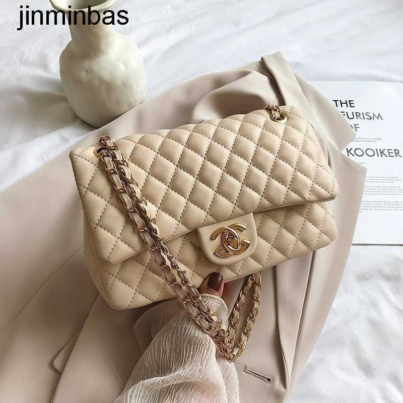 

Women's Luxury Bag Shop 80% Factory Wholesale Retail High Sense 2023 New Small Fragrance Lingge Chain Women's Temperament Single Shoulder Msenger Bag, White