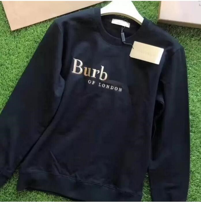 

designer hoodie Burbe mens sweater TB letter embroidery loose casual round neck long-sleeved hoodies men&women cotton Sweatshirt, Cu111