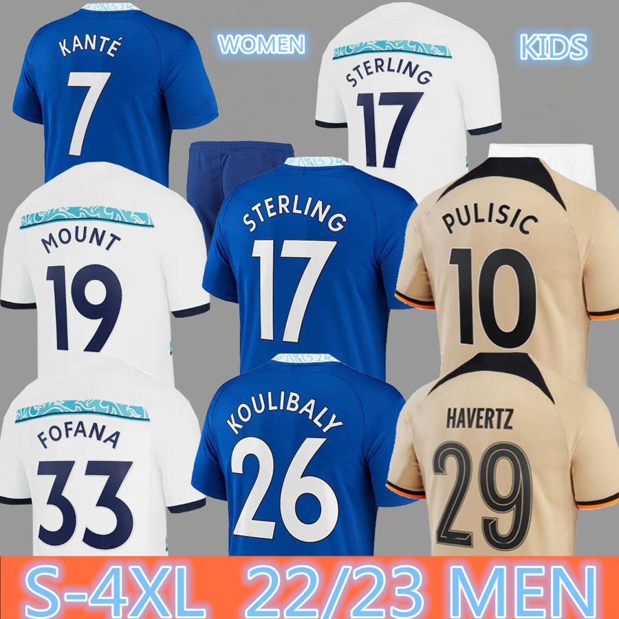 

22 23 CFC soccer jerseys Enzo Fernandez Mudryk Joao Felix STERLING Fofana Cucurella KOULIBALY PULISIC MOUNT KANTE 2022 2023 Chukwuemeka football shirt men kids kit, Kids/home