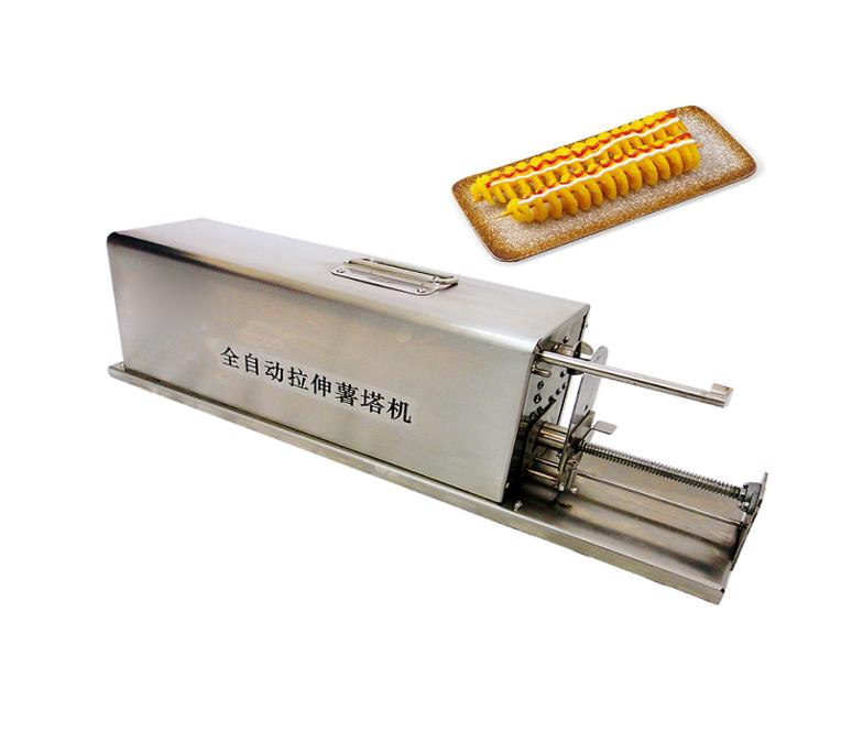 

Automatic Stretch Potato Tower Machine Stainless Steel Tornado Potato Cutter Chopper Potato Chip Spiral ed