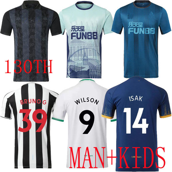 

Newcastle 22 23 130 years soccer jerseys anniversary ISAK BOTMAN BRUNO G JOELINTON TRIPPIER 2022 2023 UNITED MAXIMIN WILSON TARGETT football shirt kidS pre match ies, Home man 2