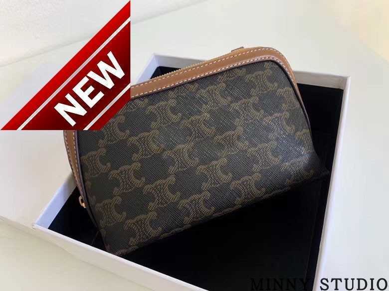 

Women's Designer Bags 2023 New High-grade Triumphal Arch Shell Chain Women's Old Flower One Shoulder Mini Messenger Factory Direct Sales, Old style