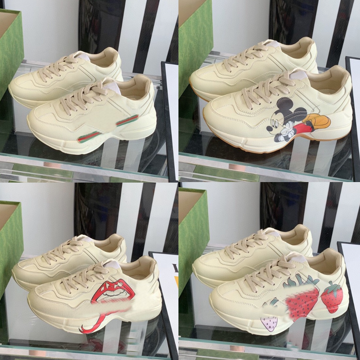

New Designer Sneakers Casual Shoes Sneaker Runner Trainers Platform Shoes Lady Luxurys Chaussures Multicolor Men Women Daddy Shoe Size 35-46