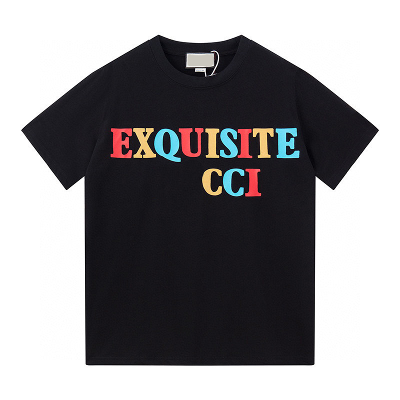 

Men's Plus Tees & Polos Round neck embroidered and printed polar style summer wear with street pure cotton 2rwq