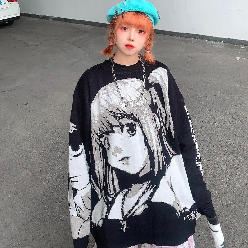 

Women's Sweaters MOONBIFFY Anime Death Note Misa Cosplay Costumes Amane Imitation Sexy Tops Sweater Uniform Outfit Loose Suits, Bk
