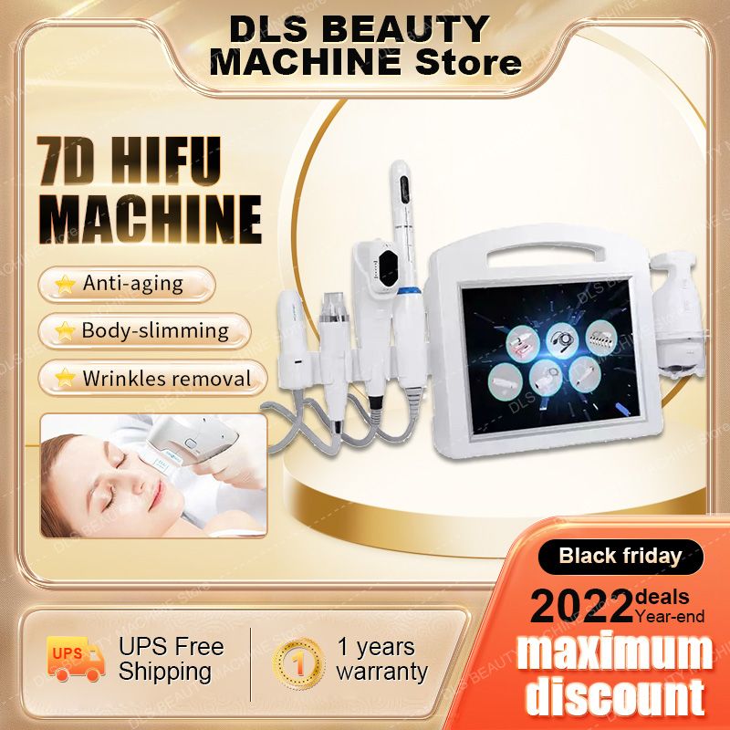 

Cold Therapy Machine New Upgraded CE Approved 7D HIFU Anti-Aging Facial Lift Firming Skin Fat Removal Ultrasound Equipment