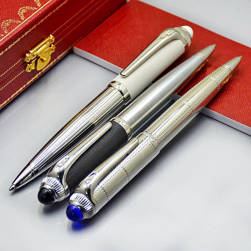 

Roadster CT Luxury Classic Green/Blue Lacquer Barrel Ballpoint Pen Quality Silver/Golden Clip Writing Smooth, Pic