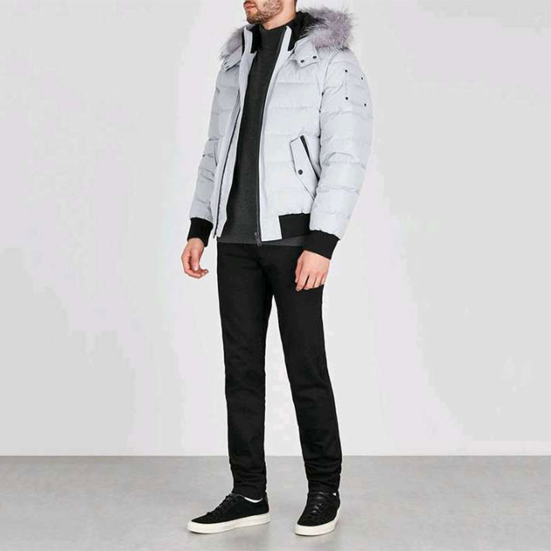 

Canadas Men's Down Parkas Palm Moose Jacket Winter Fur-trim Hooded Knuck Bo Gooses SN0T, Mk02-beige w/white fur