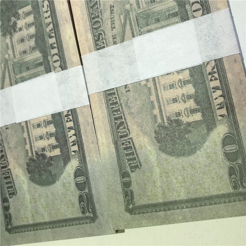 

High Shipment Wholesale Mxeqr Paper Currency 20-1 Party Pieces/package Atmosphere Props American Bar Factory 100 Dollar Quality Fodxv
