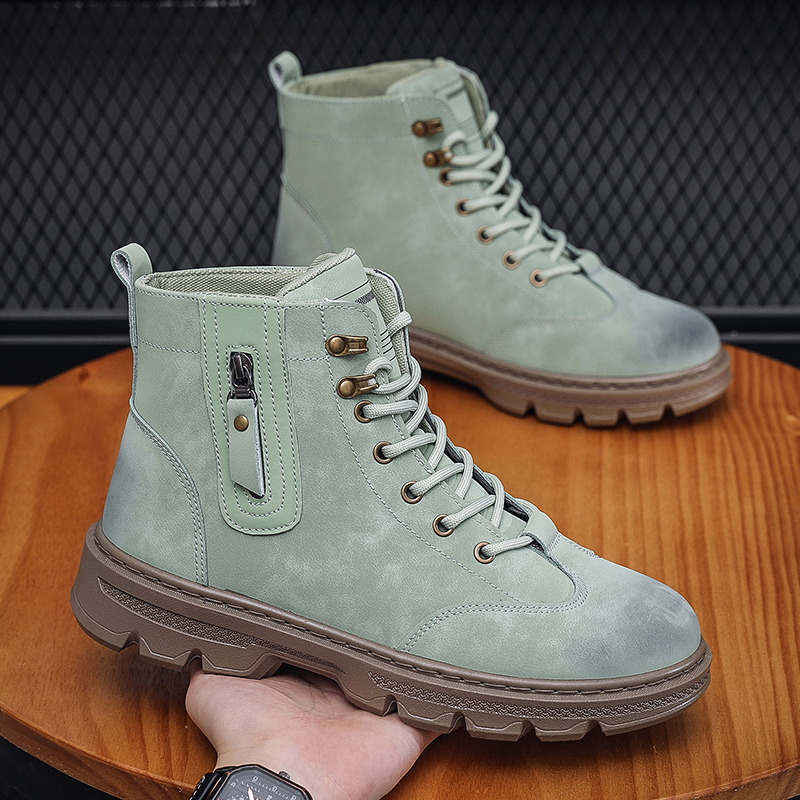 

Martin Designer Boots Snow Boot Men Shoes Booties Sneakers Fashion Luxury Winter Smooth Leather Ankle Half Black White Bordeaux Platform Outdoor train shoes show, Socks