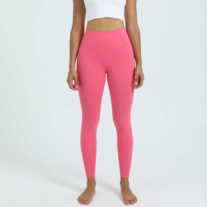 

20 Colors Sports Leggings Women Stretch Quick Dry Black Yoga Pants Workout Gym Pants High Waist Leggings lu-06 Pants
