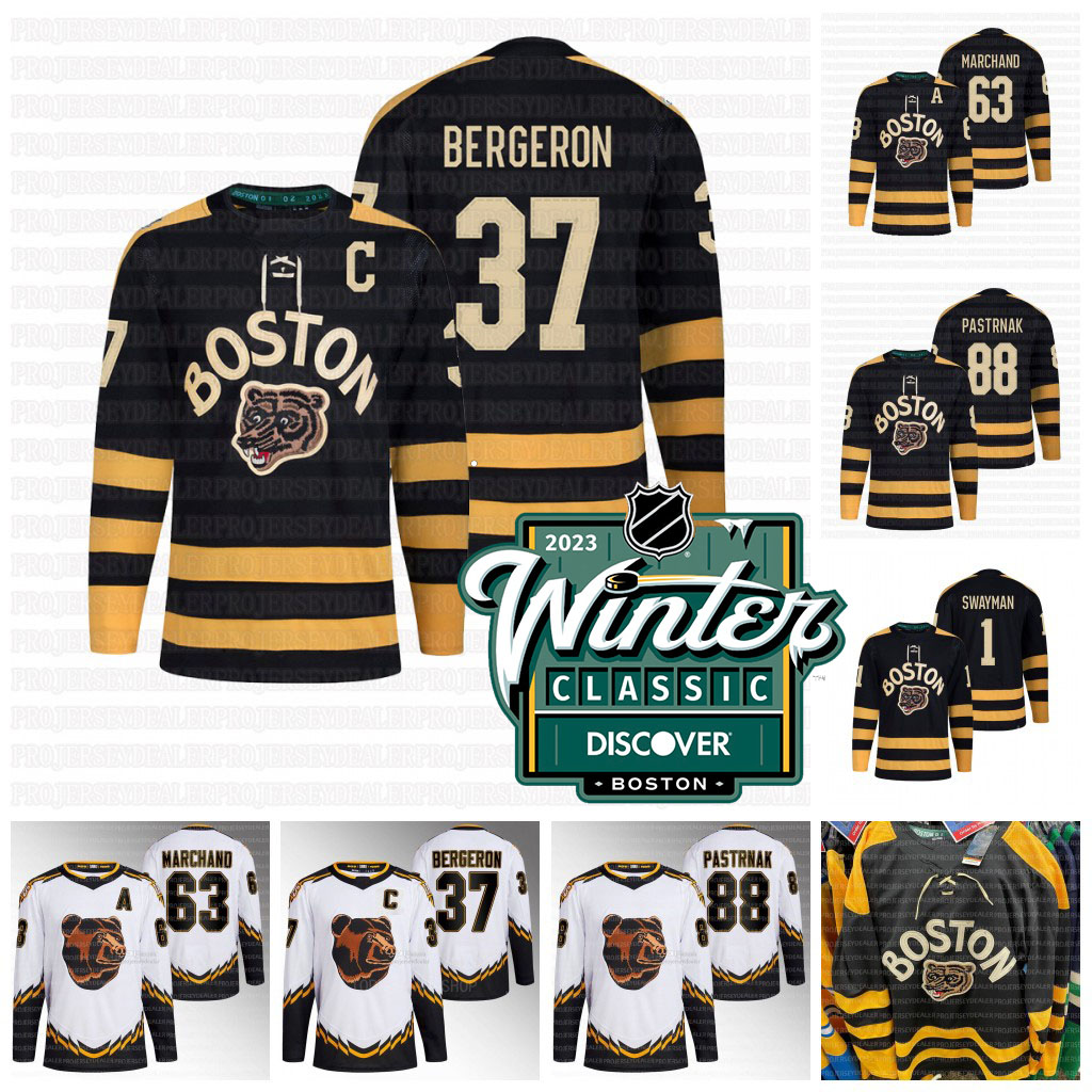 

Bruins 37 Patrice Bergeron 2023 Winter Classic Jersey Reverse Retro Boston David Pastrnak Brad Marchand Taylor Hall Charlie Coyle McAvoy Smith Foligno Swayman, 2023 winter classic womens s-xxl