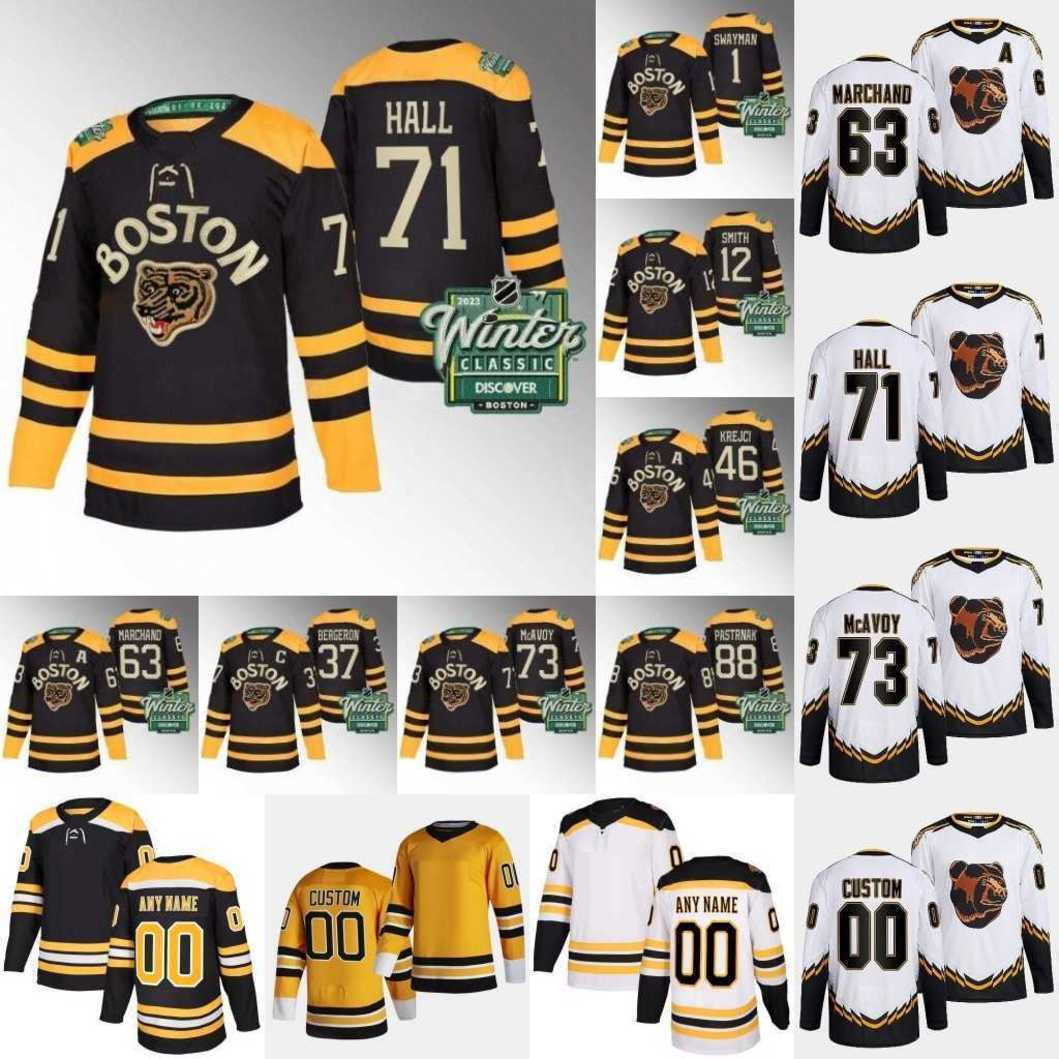 

Bruins Brad Marchand 2023 Winter Classic Jersey David Pastrnak Patrice Bergeron Charlie Coyle Taylor Hall McAvoy Craig Smith Nick Foligno Jeremy Swayman Boston, Women