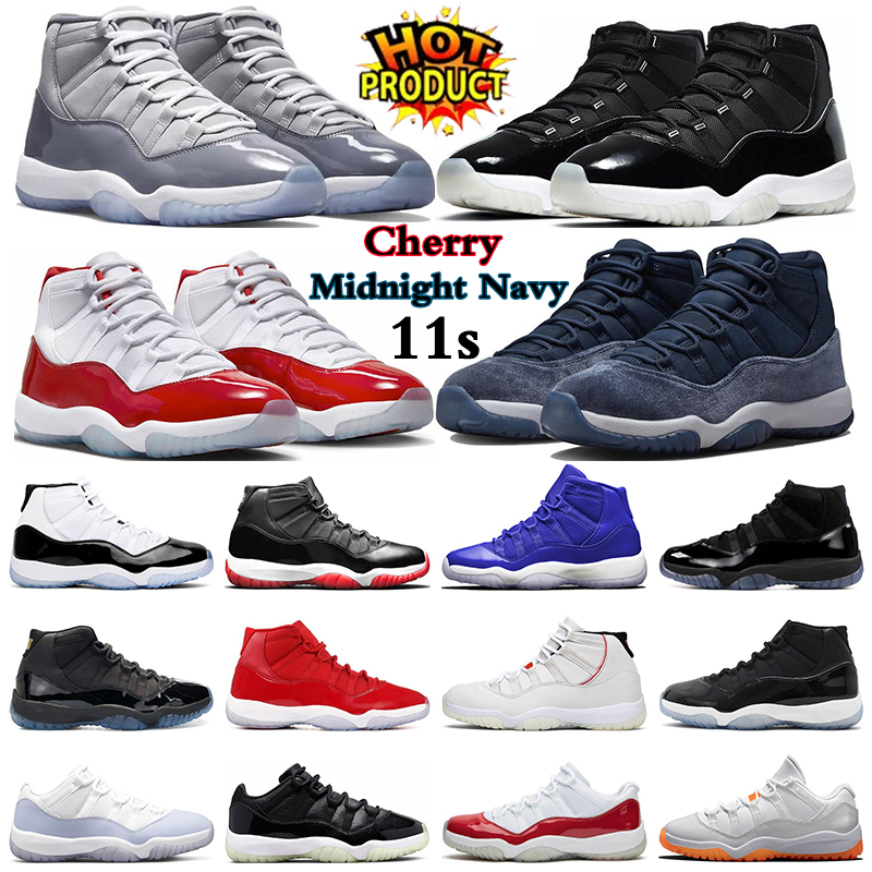 

Retro 11 Basketball Shoes 11s Men Women Cherry Midnight Navy Cool Grey Gamma Blue Cap and Gown 72-10 Jumpman11 trainers sports sneakers