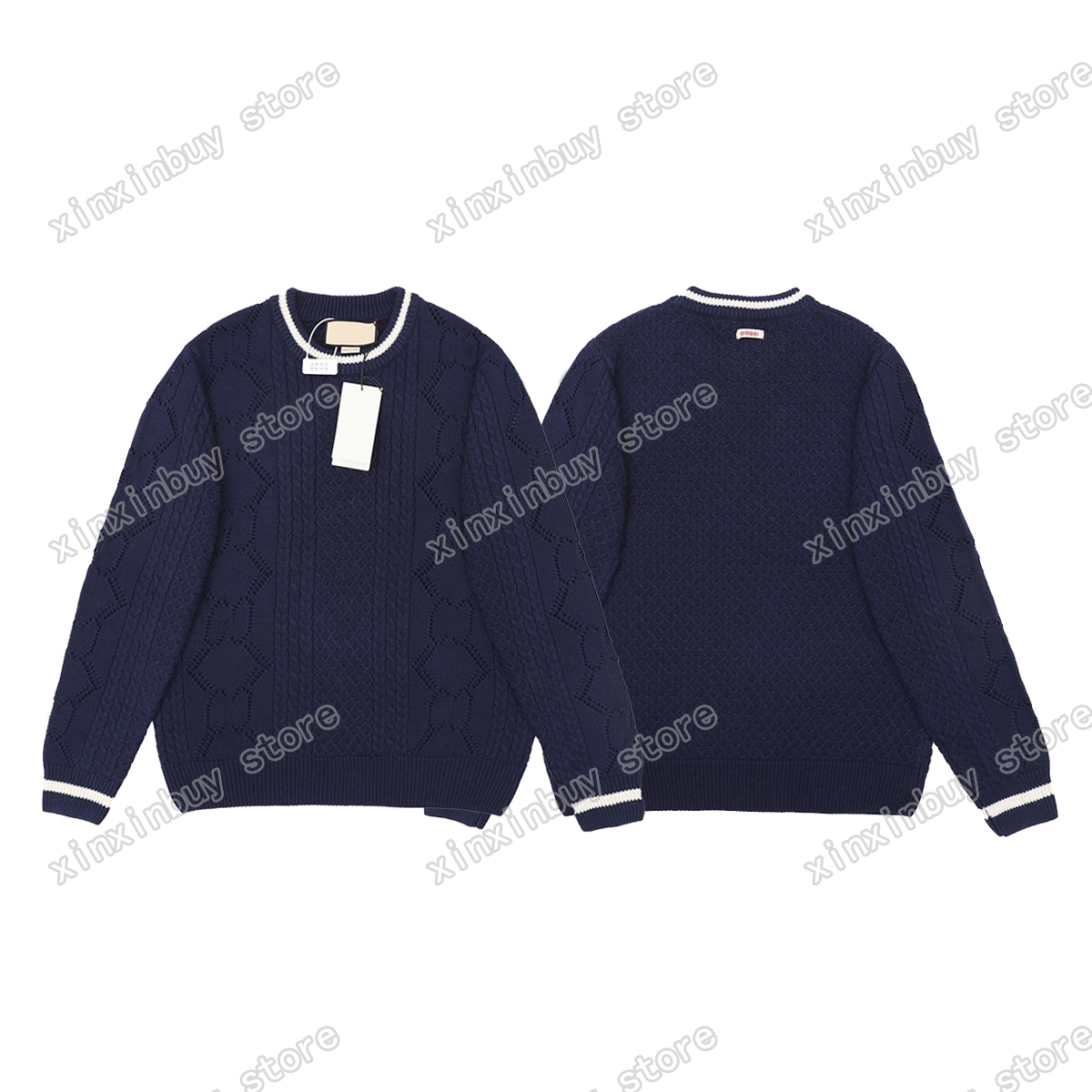 

xinxinbuy Men designer Hoodie Sweatshirt Paris Hollow Jacquard Letter women green purple Black brown Apricot grey XS-L, 01