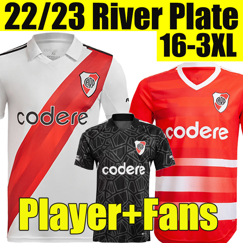 

XXXL 22/23 River Plate soccer jerseys fans player 2022 2023 DE LA CRUZ QUINTERO BORRE FERNANDEZ PRATTO PONZIO Retro camisetas 1986 95 96 Men Kids Kits football shirts, 22-23 home
