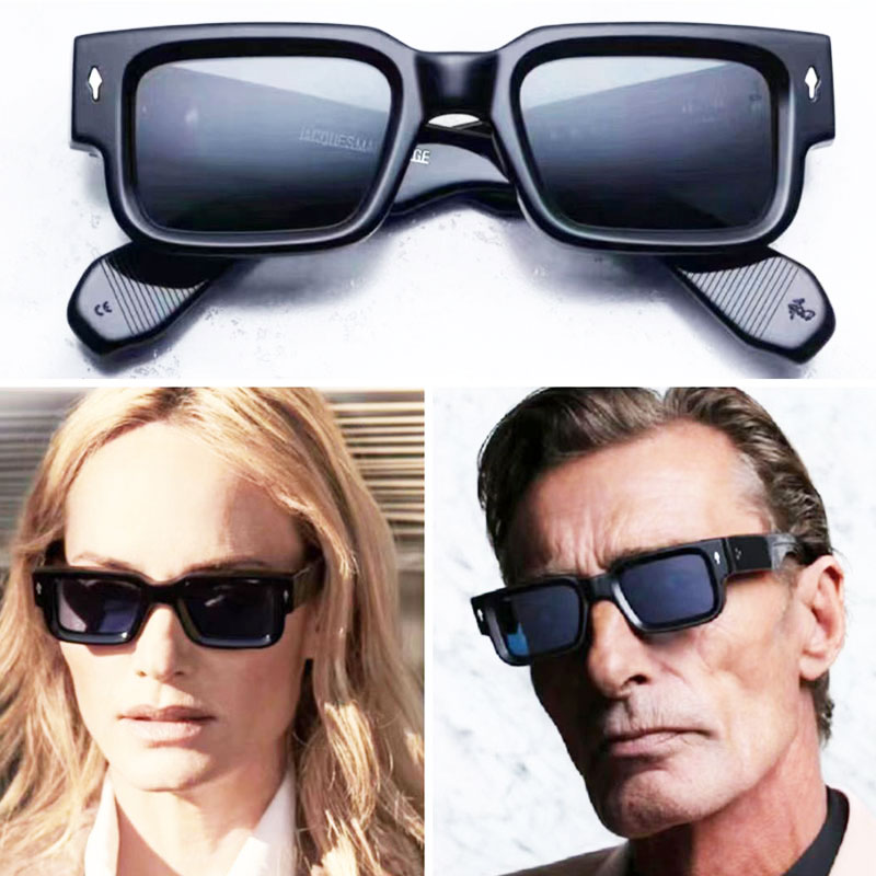 

Designer eyeglasses classic horn reading glasses Vintage square thick plate frame ASCARII fashion party sunglasses premium uv400 men womens luxury brand glasses