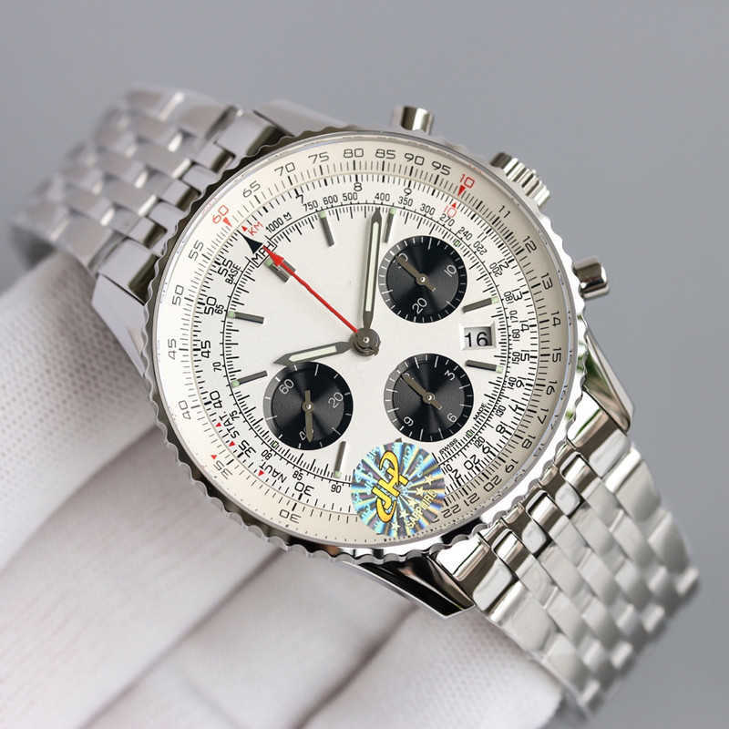 

Luxury Designer Brietling mens watches quartz designer 43mm waterproof stop man high whloesale