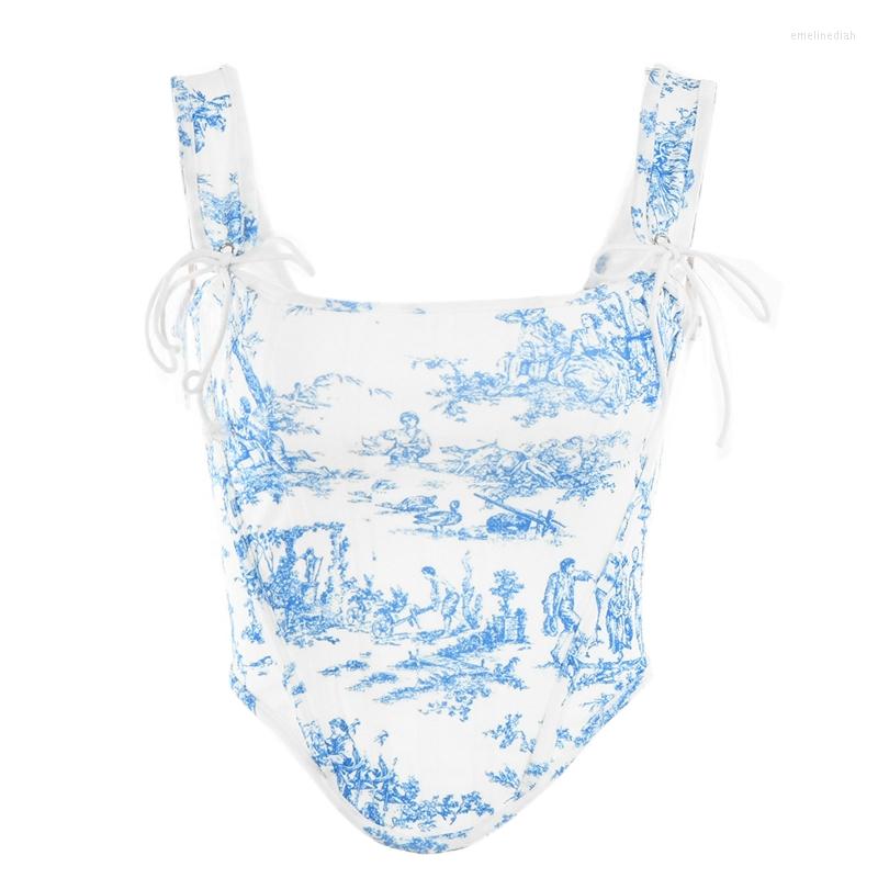 

Belts Vintage Style Corset Overbust Women Elegant T-shirt Strap Slimming Waist Belt Floral Printing Bustiers, Black
