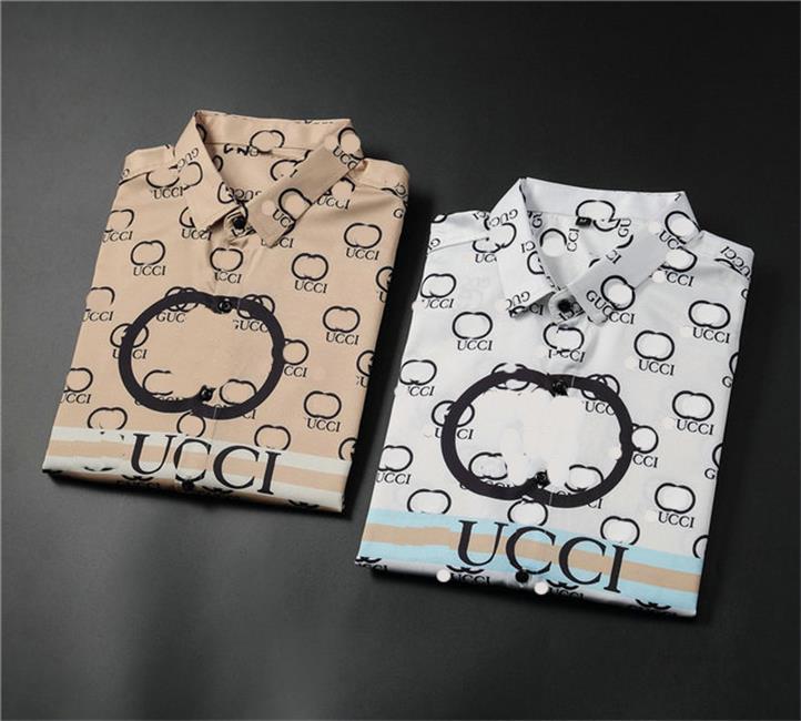 

Designer Men's Dress Business Fashion Casual Classic Long Sleeve Shirt Spring and Autumn Slim Fit Costume Luxury Design, Beige