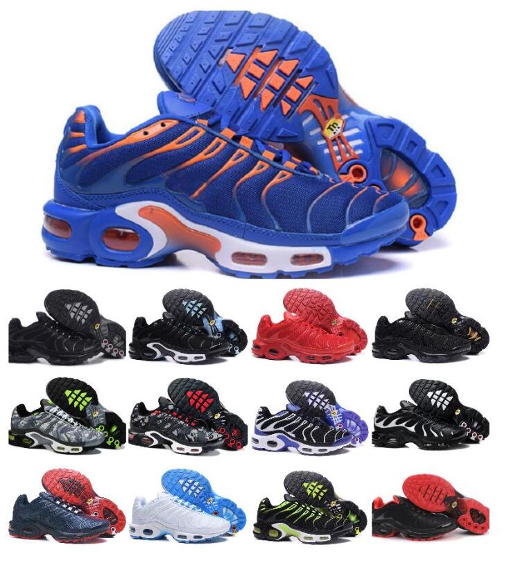

Classic Tn Mens Tns Running Shoes Fashion University Red Blue Triple White Black Metallic Pewter Chaussures Requin Sneakers Breathable Mesh